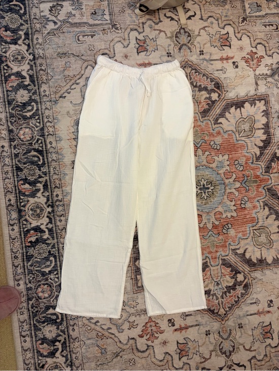 Aritzia Pants - Aritzia White Linen Pants